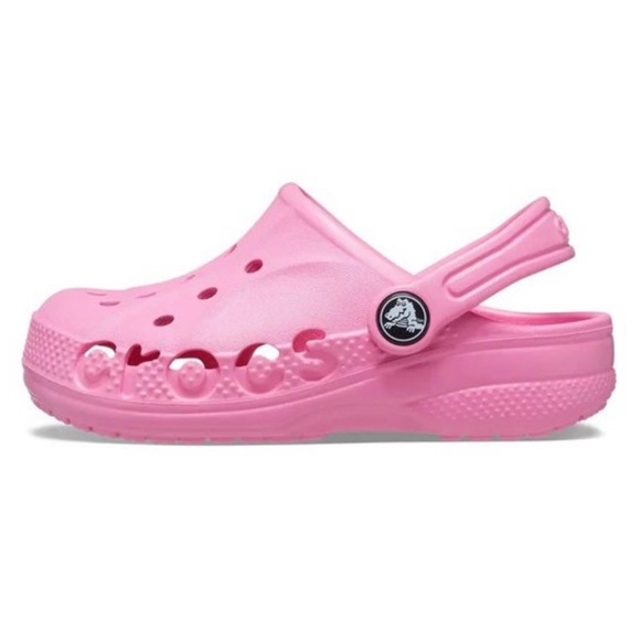NWT Crocs Men's and Women's Baya Clogs Waterproof Slip-On Shoes Size m9/w11 Pink - Picture 3 of 5